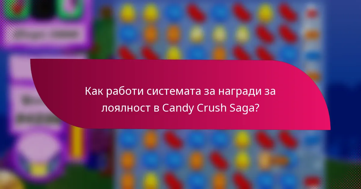 Как работи системата за награди за лоялност в Candy Crush Saga?